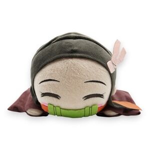 Sega‎ Demon Slayer Anime Nesoberi Lying Down Plush Toy Doll Nezuko Winks
